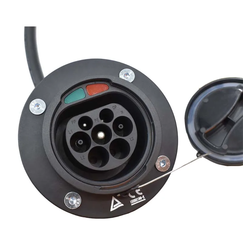 Однофазный зарядный кабель для автомобиля J1772 ev тип 1 2ev зарядное устройство