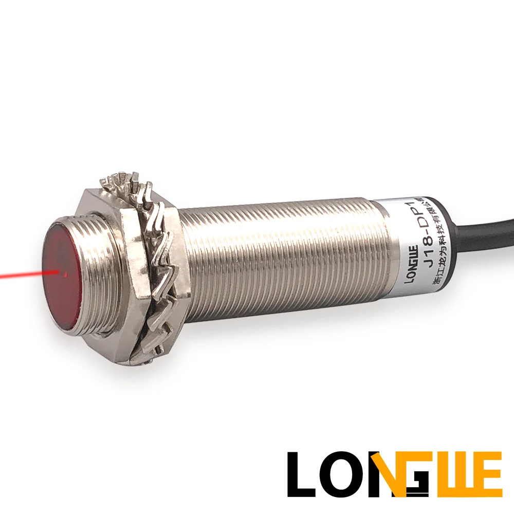 LONGWE M18 50 см регулируемый видимый лазерный датчик Диффузный фотоэлектрический