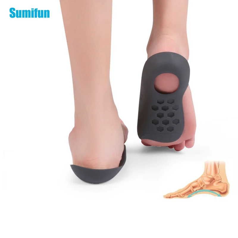 

2Pcs Xo Leg Orthotic Gel Insoles Orthopedic Flat Foot Health Sole Pad For Shoes Insert Arch Support Pad For Plantar fasciitis