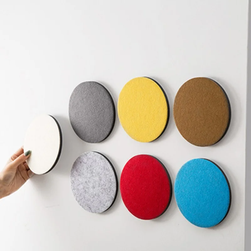 2/6 шт круглой формы с шестигранной головкой самоклеющиеся войлочные Pin доска