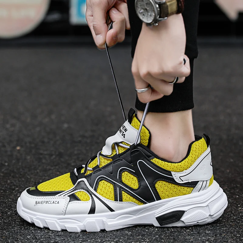 

2020 KICKQZQP New Men's Casual Shoes Light Non-slip Brand Adult Sneakers High Quality Male Breathable Man Dropshipping Shoes