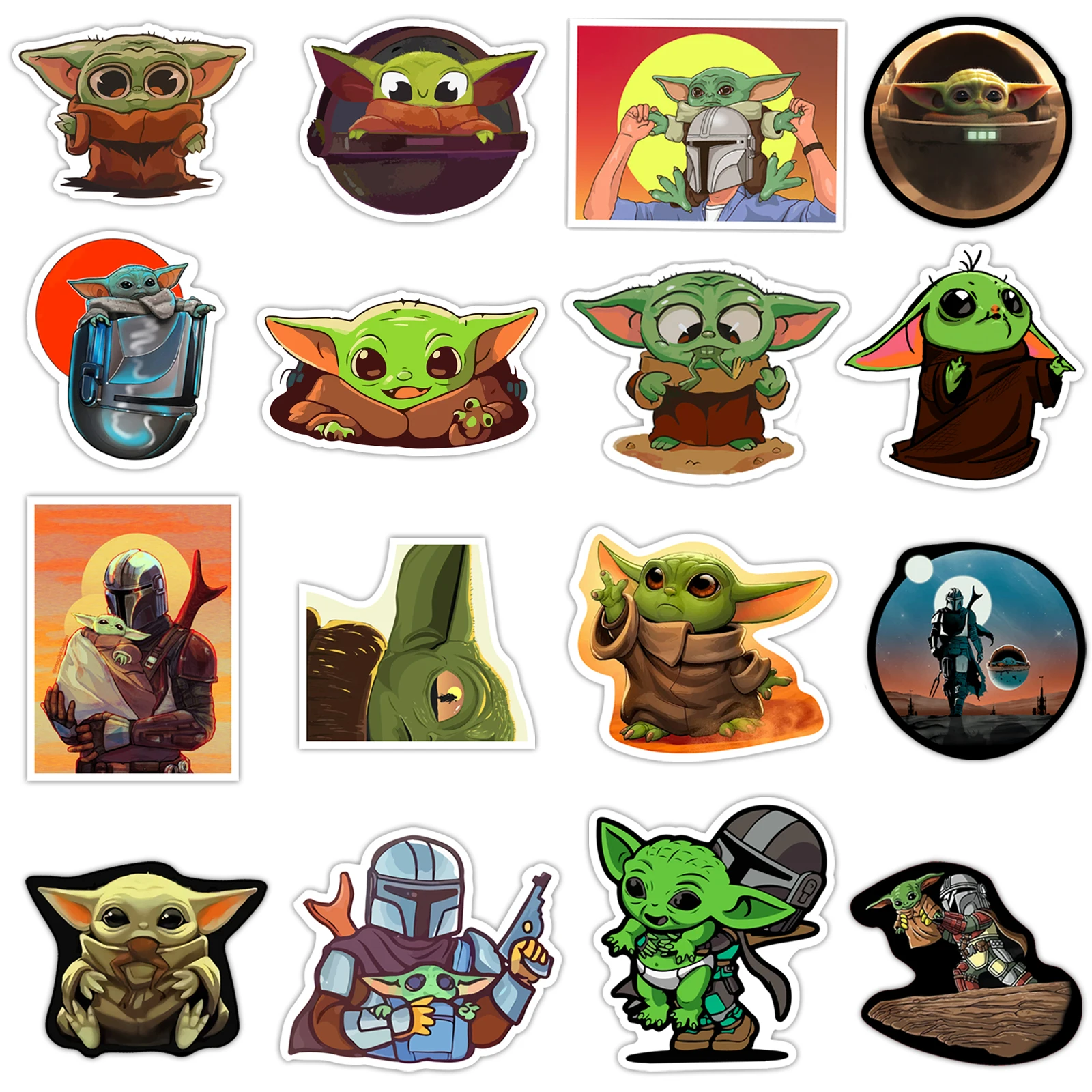 Забавные мультяшные наклейки JDM 52/25 шт. в партии милые для велосипеда ноутбука