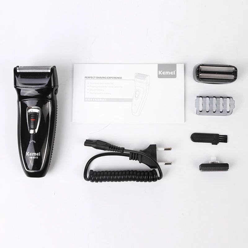 Перезаряжаемая бритва Kemei электронная с возвратно поступательным движением