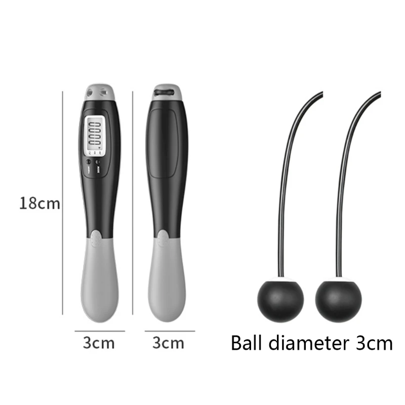 

Cordless Jump Ropes Smart Electronic Digital Wireless Skip Rope Calorie Consumption Fitness Body Building Exercise Y4UB
