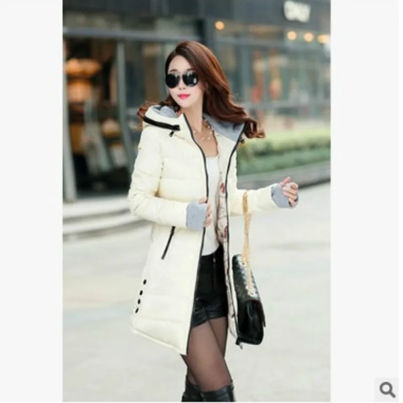 Новинка куртка с хлопковой подкладкой яркого цвета размера плюс 2019 Женское