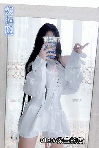 Kpop Blackpink JENNIE белая рубашка с длинным рукавом женская одежда для сцены жилет на шнуровке сексуальные шорты женский комплект из двух предметов - Цвет: shirt  vest  shorts