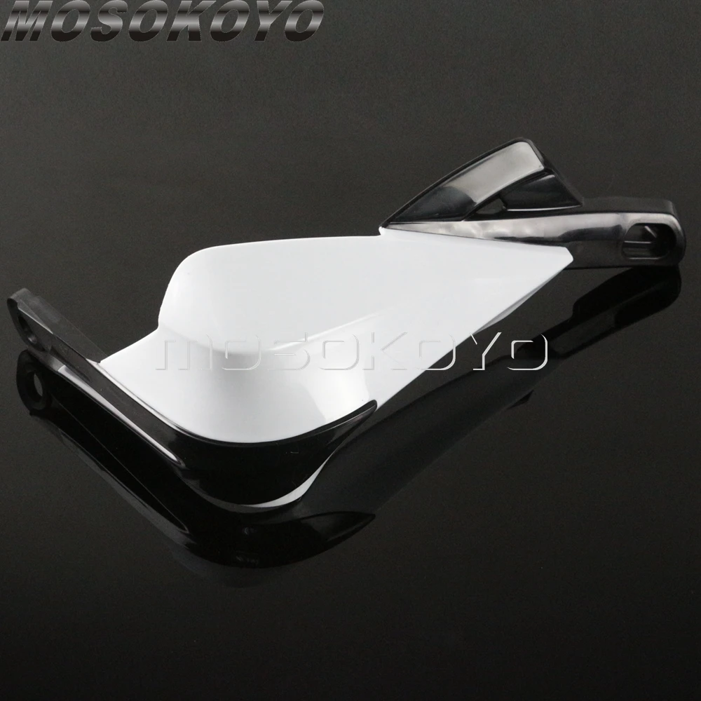 Белый Dirt Bike 28 мм Handguard 7/" ручной щиток для KTM Duke SXF XCF EXC SMR Husqvarna TE TC 125 250 490 790 1290 Универсальный