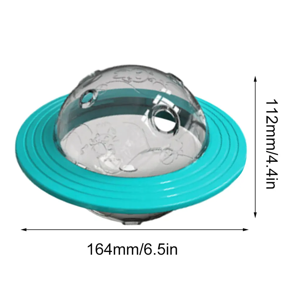 

Dog Treat Ball Toy Bite-Resistant Food Leaking Flying Disc Shape Pet Interactive Toy Foods Treat Ball Dispenser Intellectual