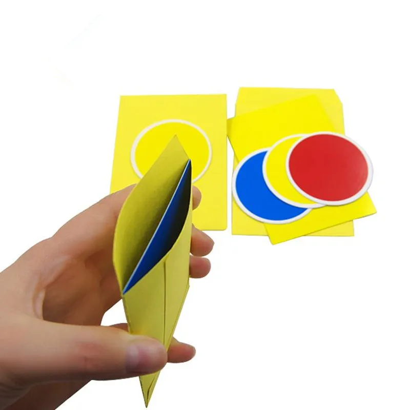 Индукционный конверт волшебные трюки цветная карта предсказание магический