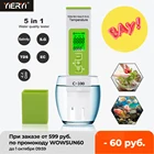 Измеритель температуры Yieryi 5 в 1, TDSECсоленостиS.G., цифровой тестер качества воды для дома, бассейнов, питьевой воды, аквариума