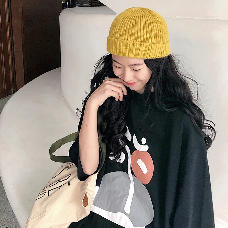 

Short Sleeve T-shirt Women Loose-Fit Korean-style Students Harajuku Style Fashion Casual Round Neckline T-shirt Womens