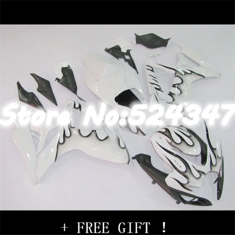 

Motorcycle Fairings Kit Fit For gsxr600/750 2006-2007 Bodywork Set High Quality ABS Injection NEW White black