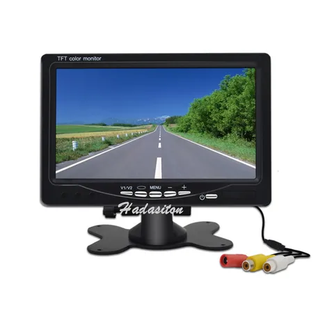 Универсальный 7-дюймовый автомобильный монитор HD 1024*600, Система помощи при парковке, камера заднего вида опционально