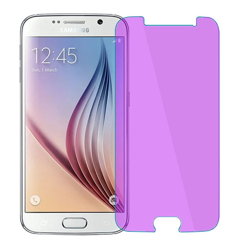 Закаленное стекло для samsung Galaxy S6 анти синий светильник Взрывозащищенная защитная