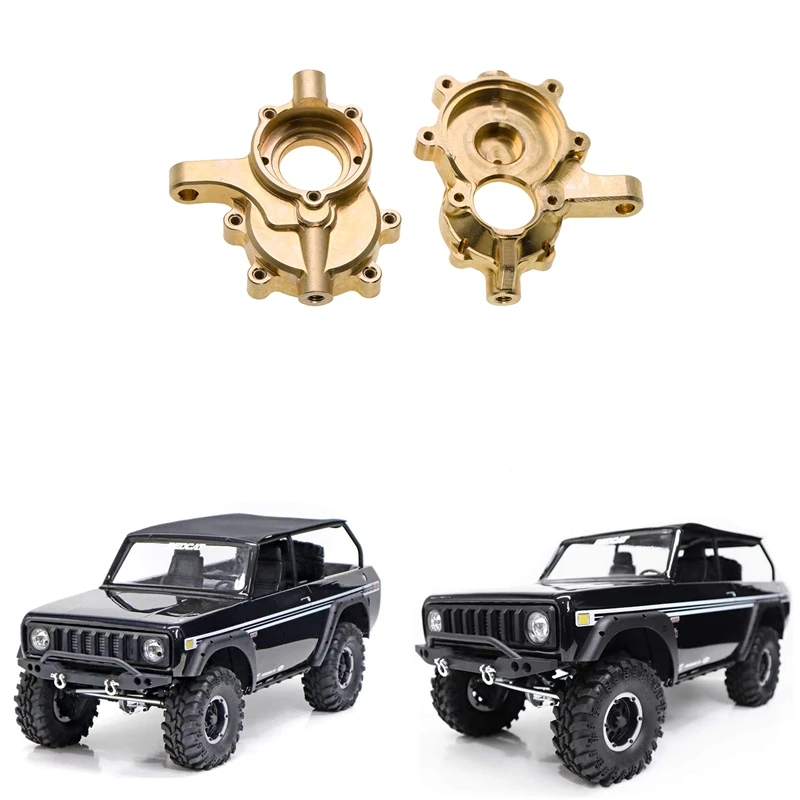

Brass Front Steering Cup Rear Axle Barrel C Hub Carrier for Redcat GEN8 RC Crawler Car Parts