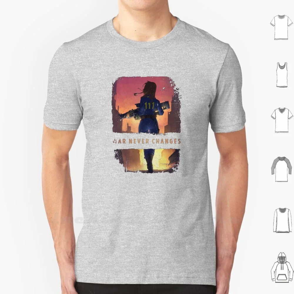 Футболка с надписью Война никогда не меняется из 100% хлопка сделай сам S-6xl War Bomb Future