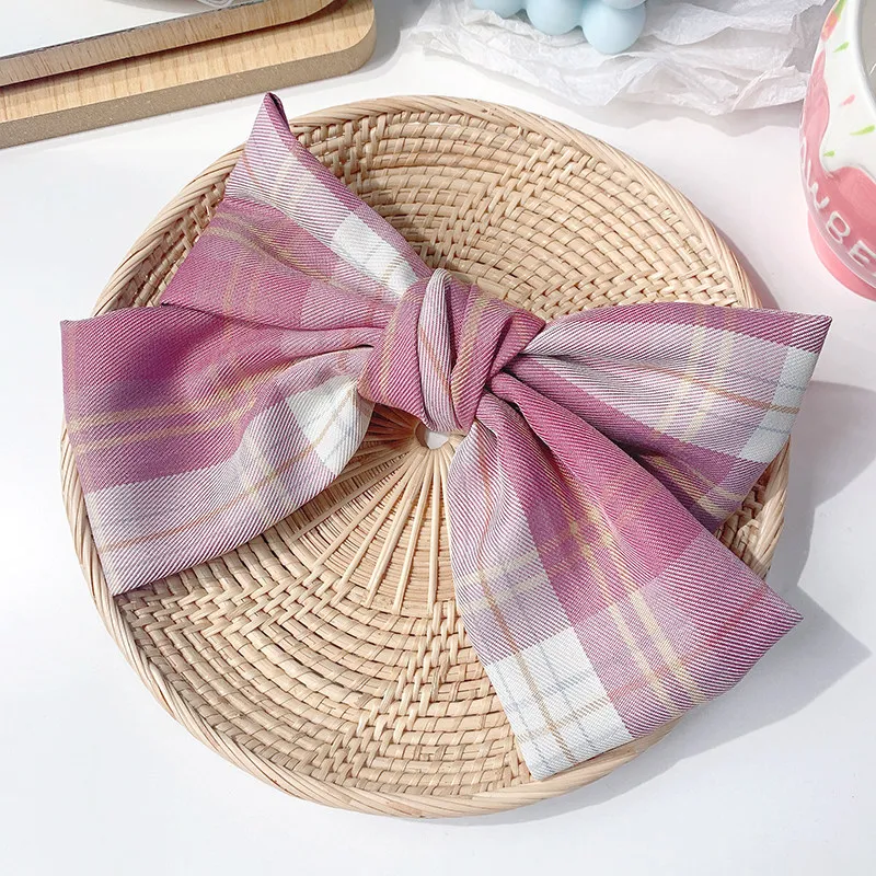

Aphrodite Ribbon Hairgrips Big Large Bow Hairpin For Women Girls Satin Trendy Ladies Hair Clip Cute Barrette Hair Accessories