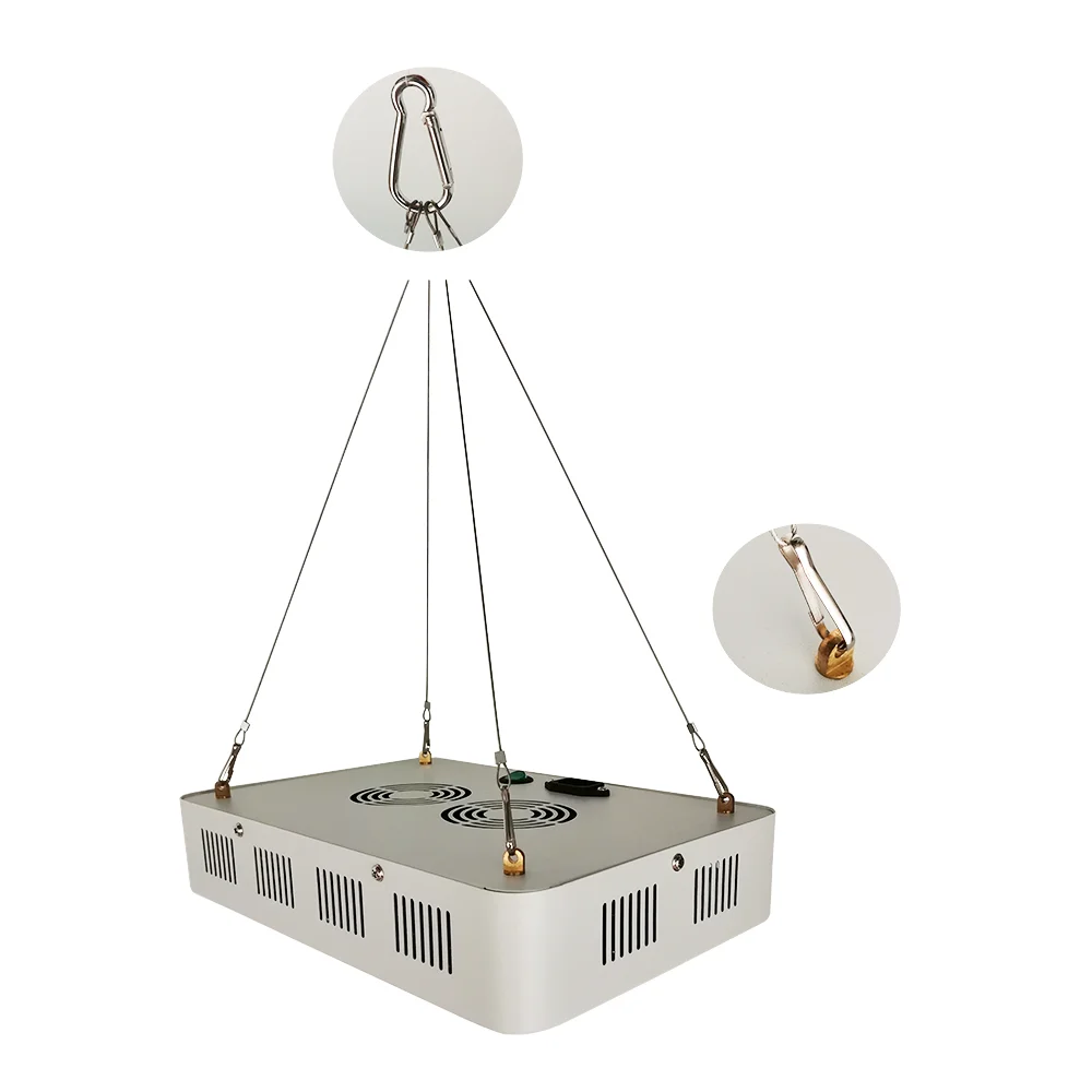 Светодиодный светильник для выращивания растений 1250 Вт красный синий гидро