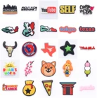 Мультяшные Подвески в виде Крока, подвески для обуви, животные, Кроксы, пряжка, украшение для обуви, аксессуары для детей, подарок на рождевечерние