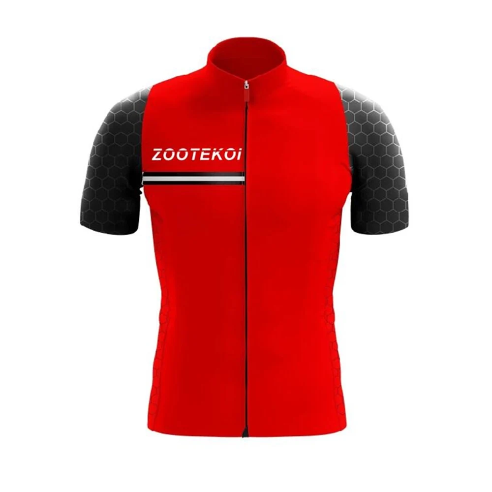 Мужская велосипедная майка ZOOTEKOI Pro Road Джерси с коротким рукавом Mtb спортивная