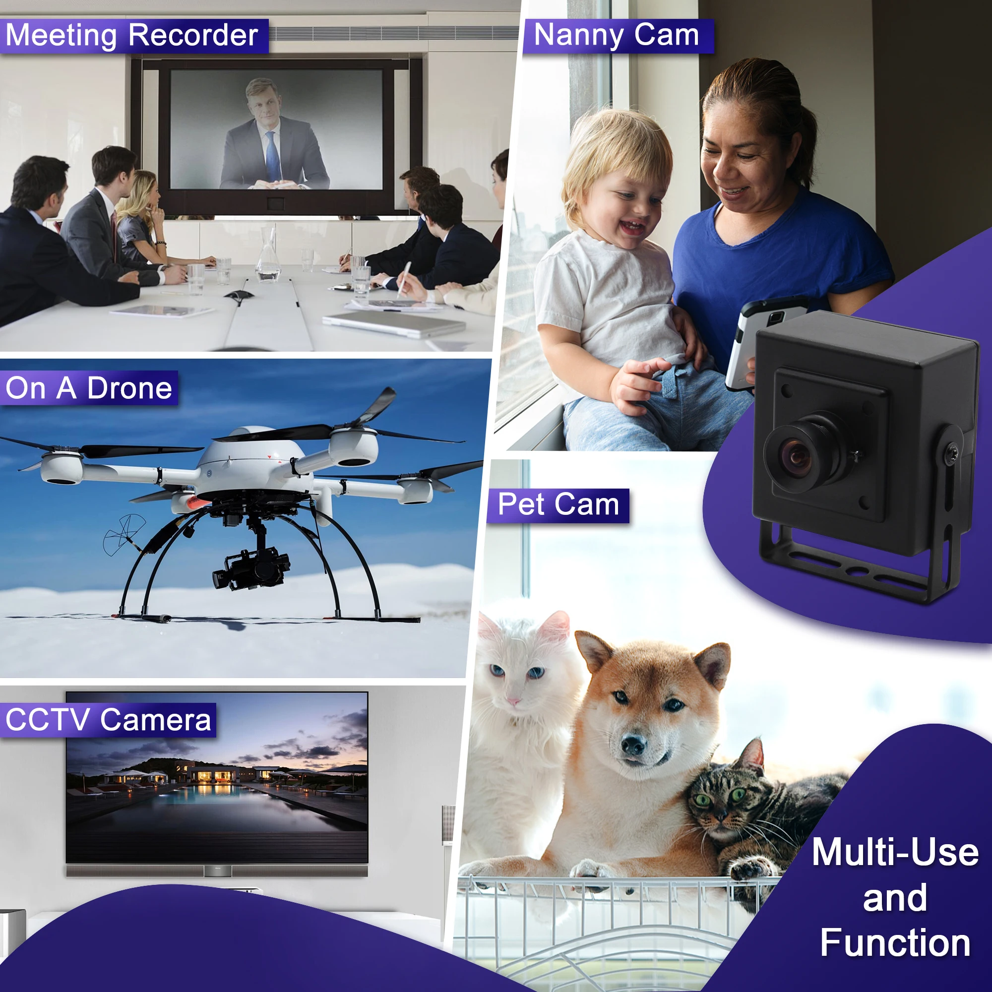 Usb-камера для видеонаблюдения 5 Мп | Спорт и развлечения