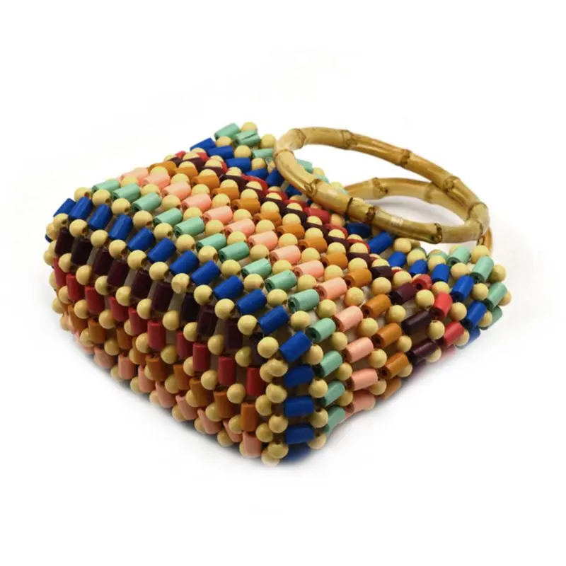 

Fashion Bamboo Shoulder Bag Crossbody Messenger Holiday Summer Beach Bags for Women
