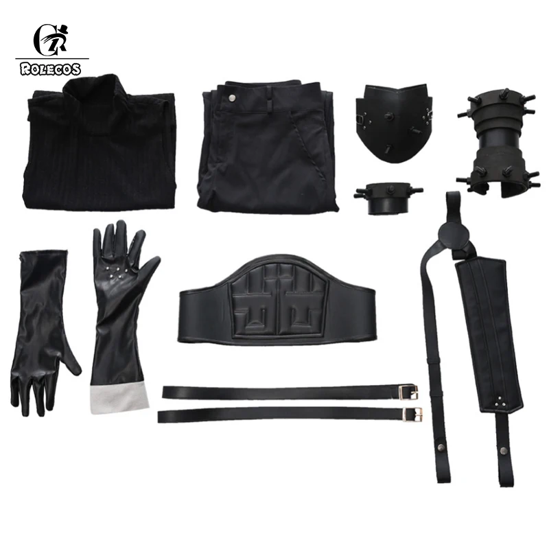 ROLECOS игра Final Fantasy VII Cloud Strife костюм FF Косплей униформа наряд Взрослый Хэллоуин