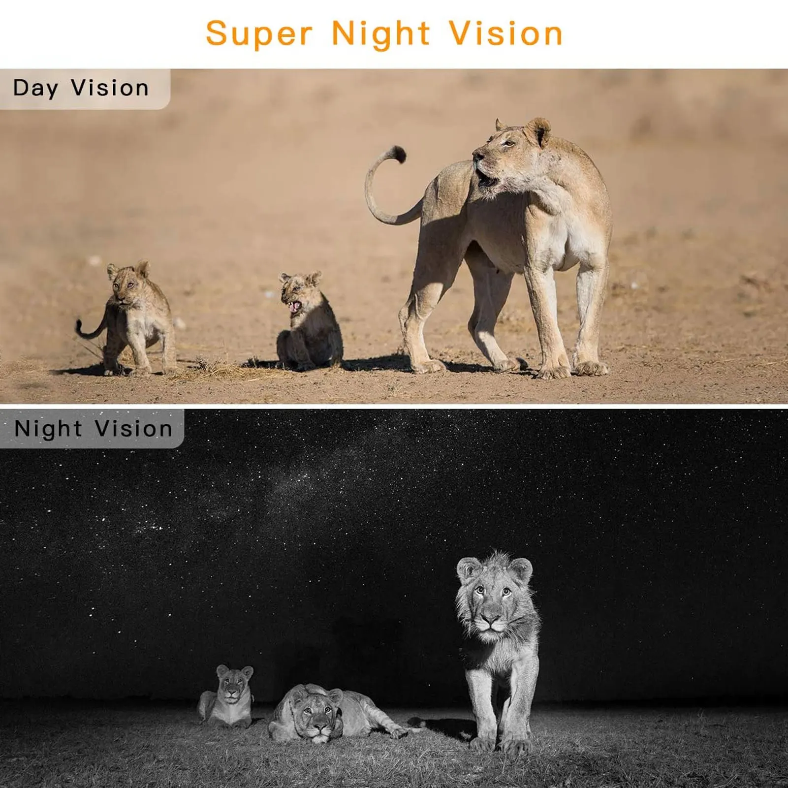 

5MP 720P Animal Trail Camera Night Vision Game Wide Angle HD Camera Scouting Cam Motion Activated Outdoor Trail Camera