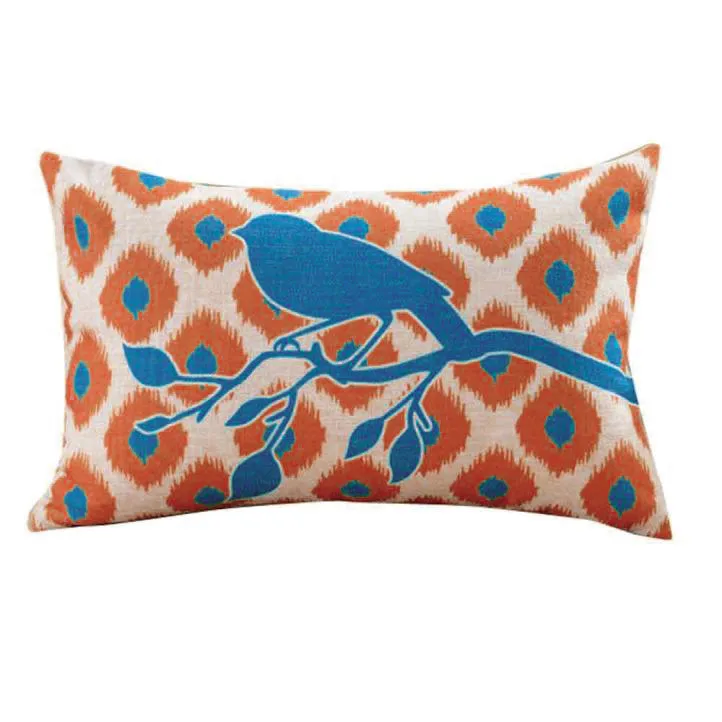 Модный геометрический прямоугольник Печать Подушка Чехол кафе Sofe дома вечерние