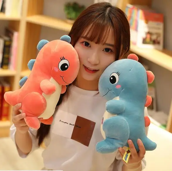 

Cute Creative Simulation Dinosaur Plush Toy Soft Cartoon Stuffed Sleeping Pillow Baby Appease Doll Children Gift Dropshipping