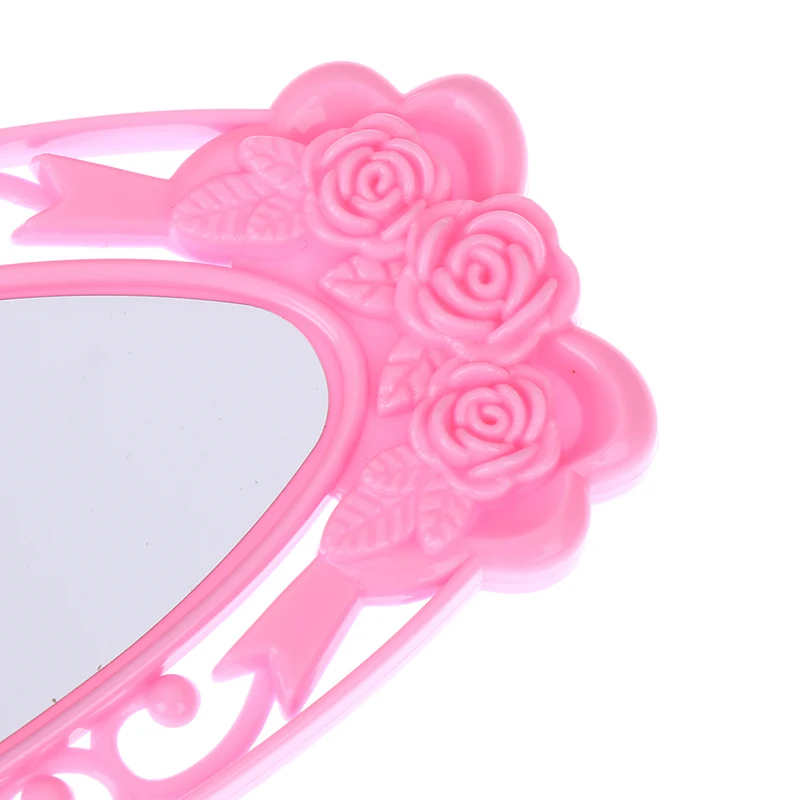 1 шт. розовый белый медведь кукла Макияж Зеркало розовое Модная Кукла мини