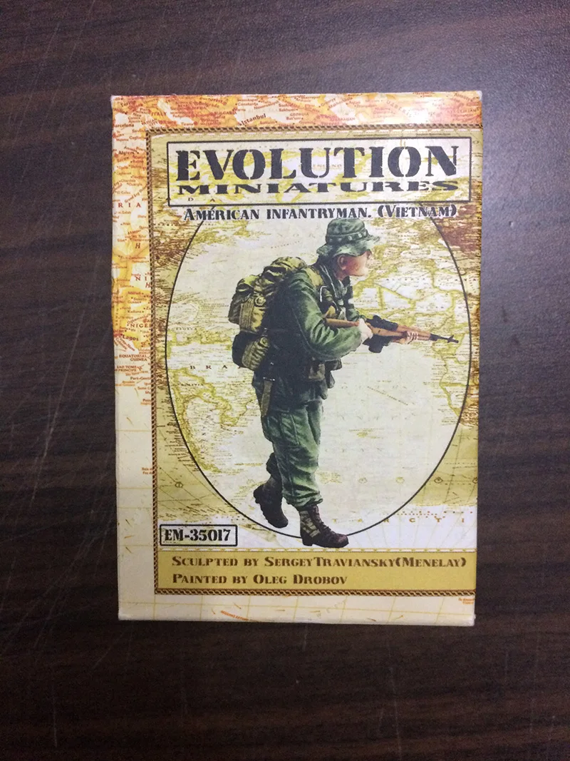 Белая модель из литой смолы в масштабе 1/35 американские разведчики Второй мировой