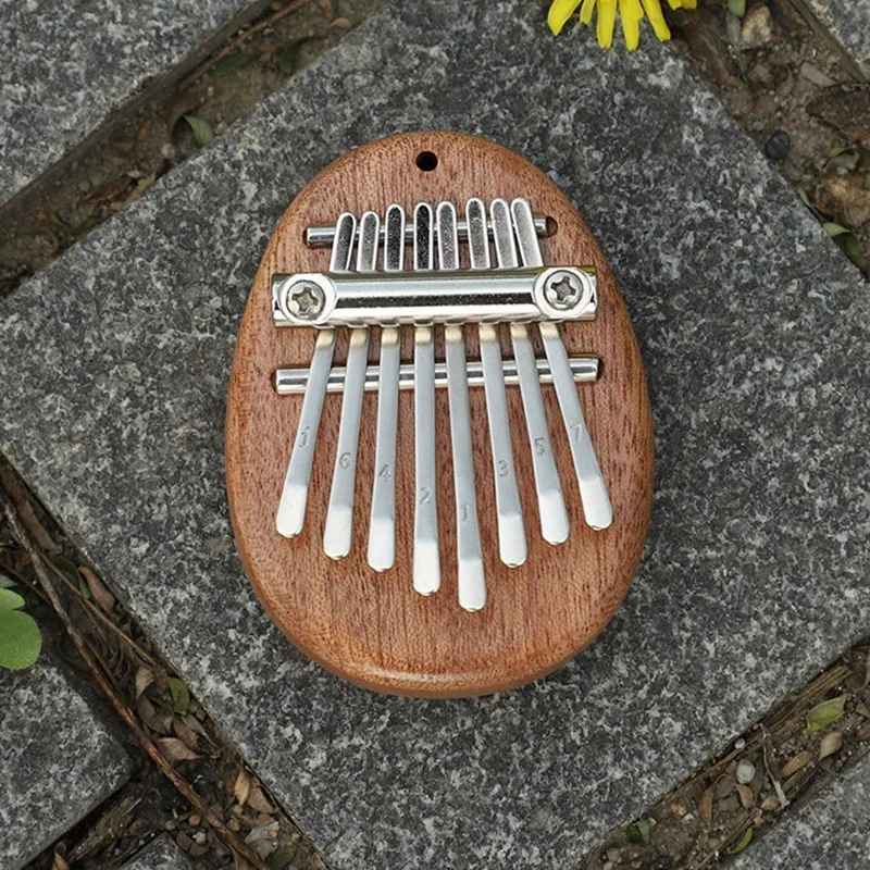 2 шт. мини пианино для большого пальца 8 клавиш Kalimba портативное деревянное