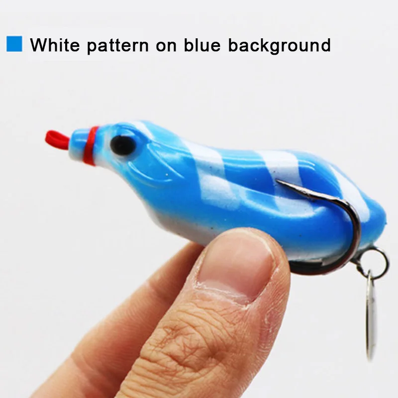 

6 см Topwater рыболовная блесна в виде лягушки приманка в виде мягкой лягушки реалистичные приманки плавательными свойствами, рыболовные снаст...