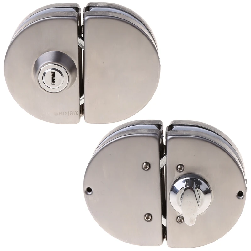 Замок для стеклянной двери из нержавеющей стали с двумя болтами |