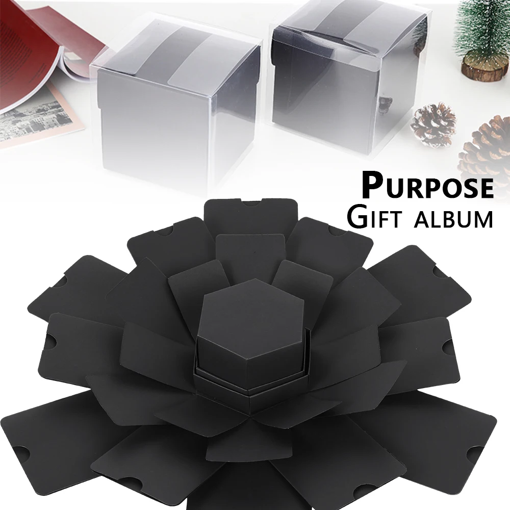 Сюрприз взрыв коробка DIY ручной работы скрапбук Фотоальбом свадебный Подарочная