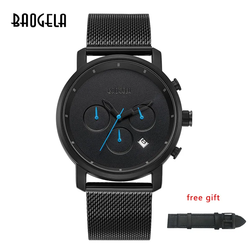 Многофункциональные часы BAOGELA модные повседневные Аналоговые Кварцевые