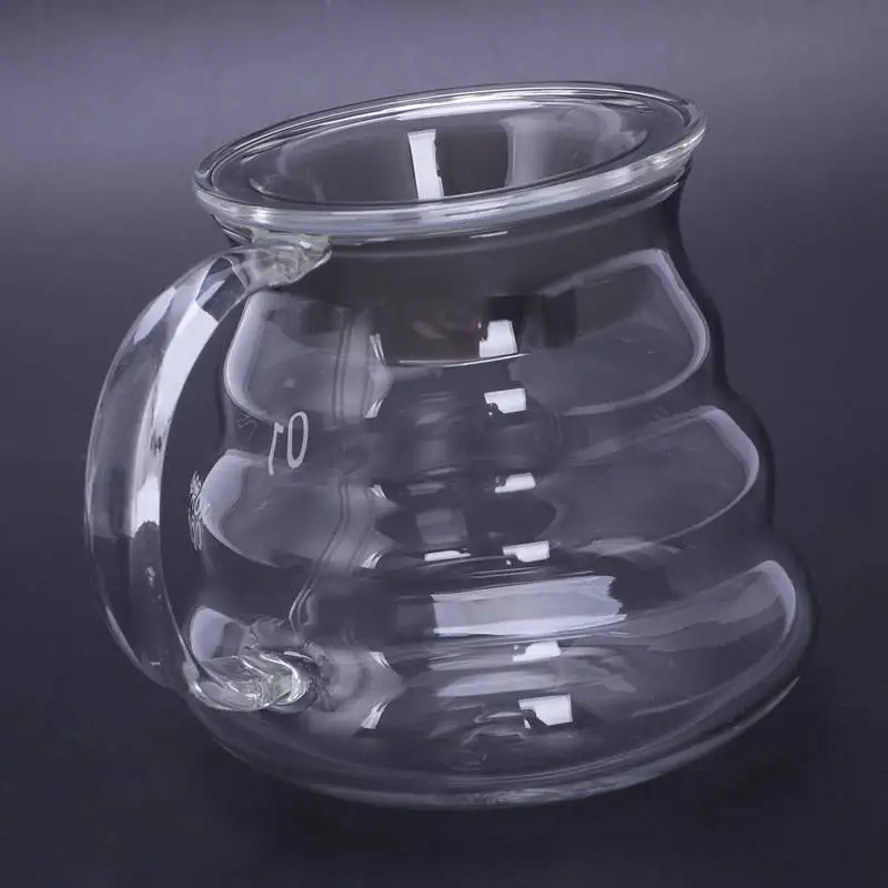 V60 Pour Over Glass Range кофе сервер Carafe капельный кофейник Brewer Barista Percolator Clear 360