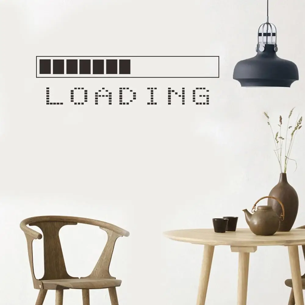 Настенная Наклейка s компьютерные игры загрузка резная спальня гостиная