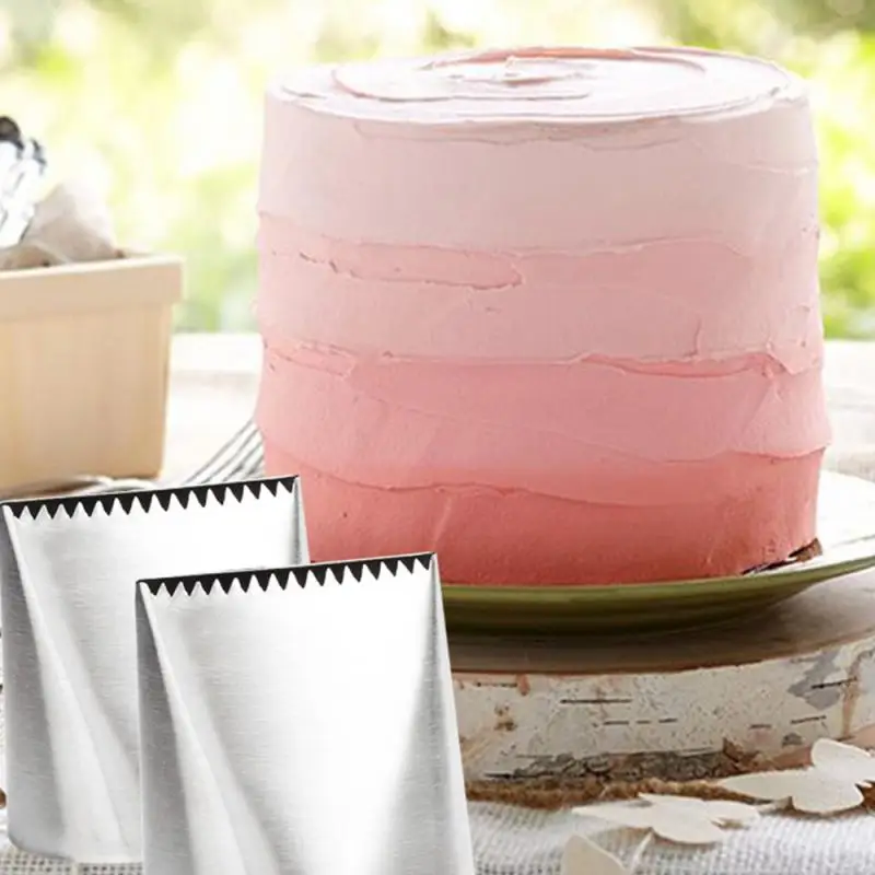 

Oversized Bakery DIY Cake Making Cream Stainless Steel Decorating Mouth Lcing Piping Nozzles Pastry Decorating Baking