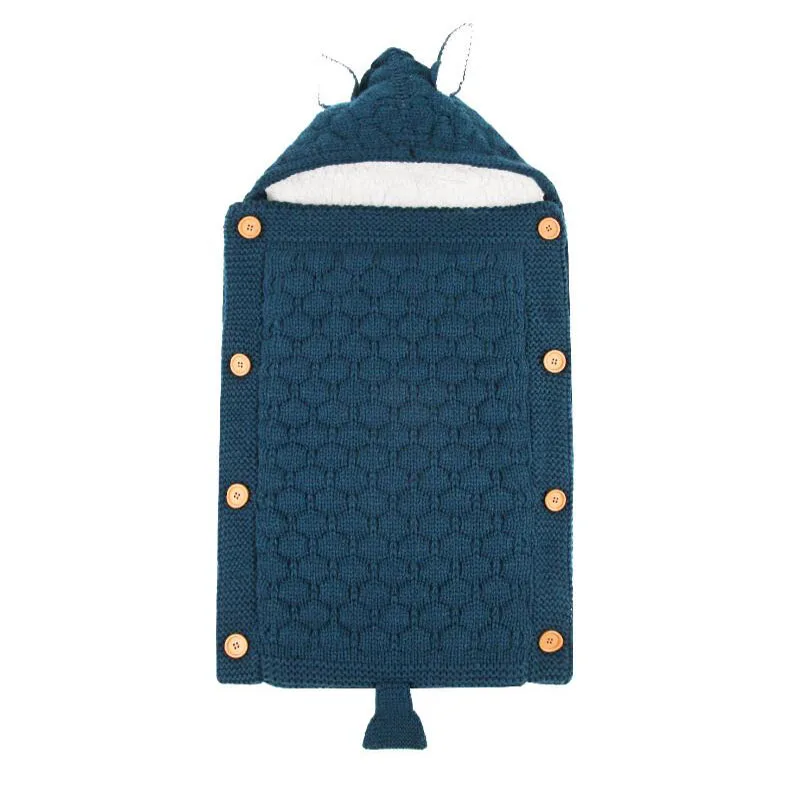 Детские спальные мешки вязаные конверты для коляски новорожденных пеленки