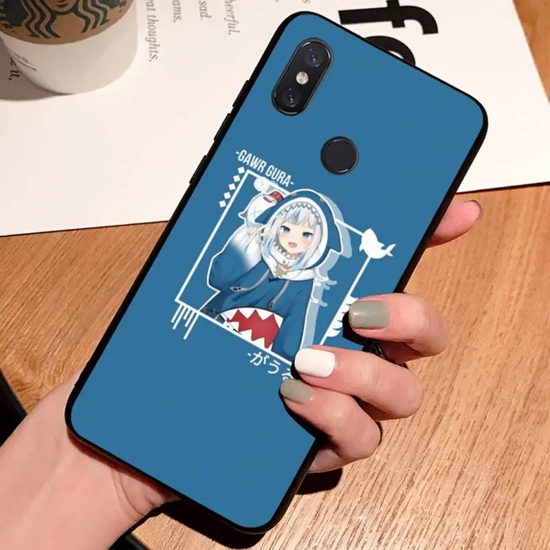 

Gawr Gura Hololive Girl Phone Case For Xiaomi Mi A1 A2 5 6 6PLUS 8 9 SE Lite MIX 2 2S MAX 2 3 Pocophone F1