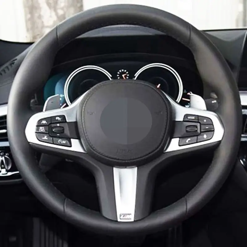 Чехол рулевого колеса автомобиля для BMW M X3 G01 X4 G02 X5 G05 G16 G15 G14 G32 G30 G31 G20 G21 мягкая