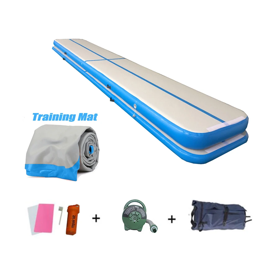 

4m Air Track Tumbling Mat for Gymnastics Inflatable Airtrack Floor Mats with Electric Air Pump for Home Use Training