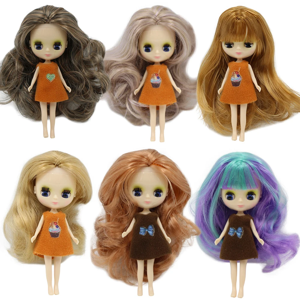 ICY Mini Pullip кукла 11 см много видов волос цвета одежды случайный № 3|Куклы| |