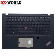 New Original US English Backlit Keyboard With Palmrest Upper Case for Thinkpad T490S T495S Laptop 02HM280 02HM316