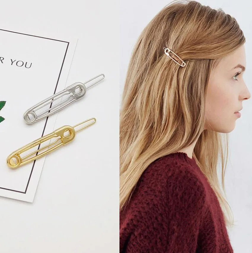 

Creative Pin Shaped Headdress Hair Clips Hair Accessories Hairpin Clip For Girls Women Hair Styling Tools Decorative Hair Clip