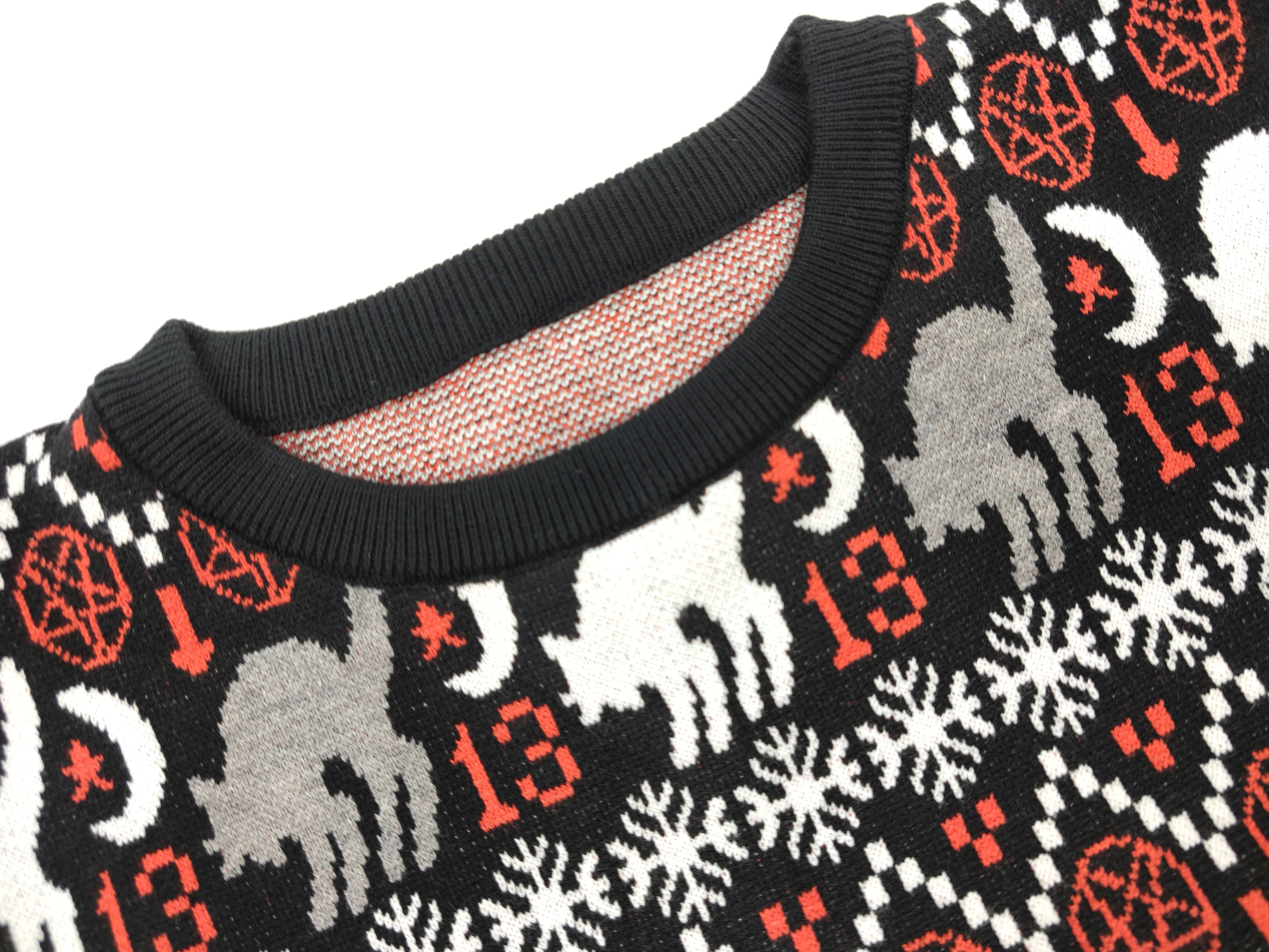 Yangelo Steampunk Y2K свитер для девочек Готический Рождественский вязаный пуловер
