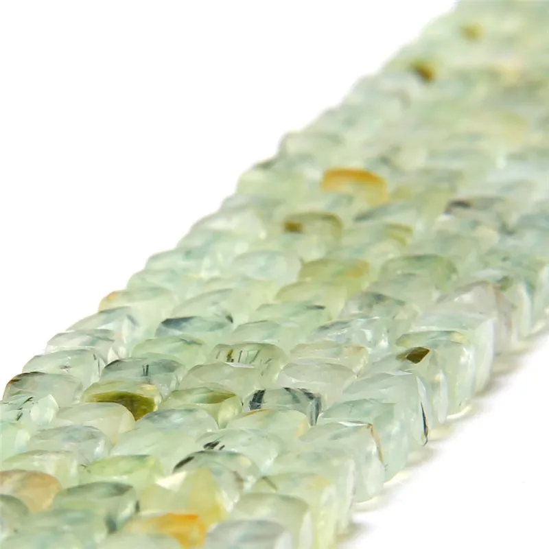 Прозрачный камень из натурального зеленого хрусталя 4 мм | Украшения и аксессуары