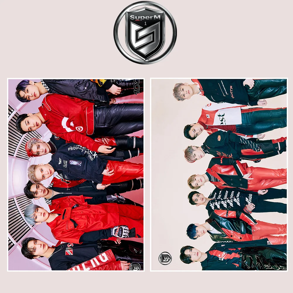 

2pcs/set Kpop Stray Kids Poster Stickers NCT127 ATEEZ TWICE GOT7 IZONE SuperM SEVENTEEN ITZY TREASURE New photo album HD Poster